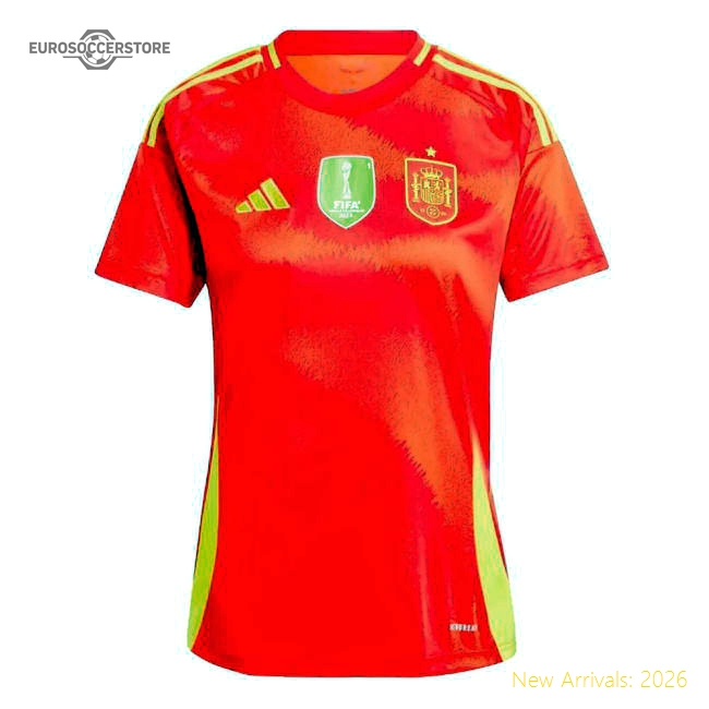 2024-2025 Spain Home Shirt (Ladies) (Nacho 4)-Vantage Point Soccer