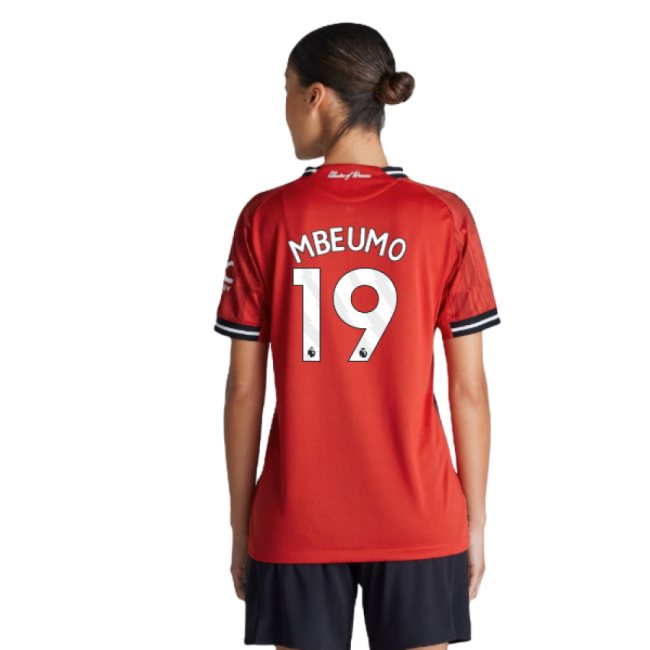 2025-2026 Man Utd Authentic Home Shirt (Womens) (Mbeumo 19)-Vantage Point Soccer