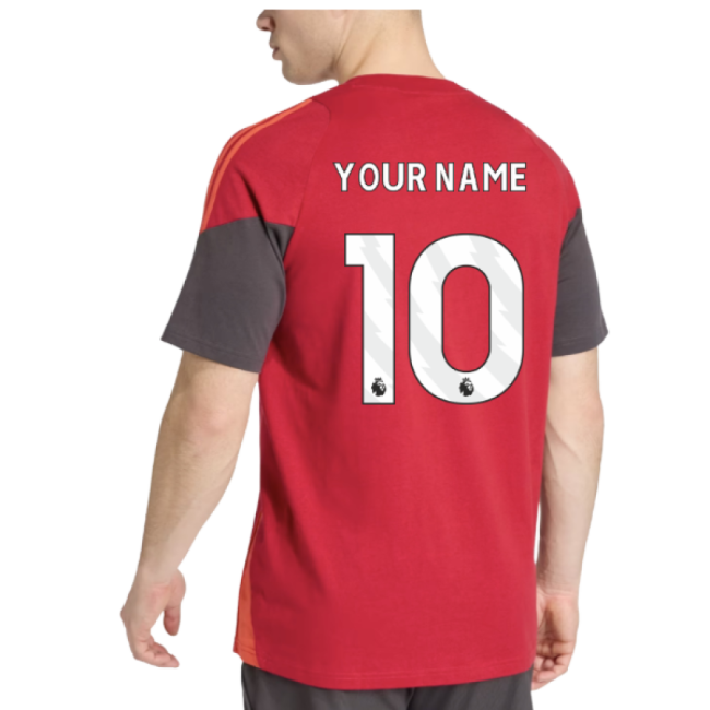 2026-2027 Liverpool Training Tee (Strawberry Red) (Your Name)-Vantage Point Soccer