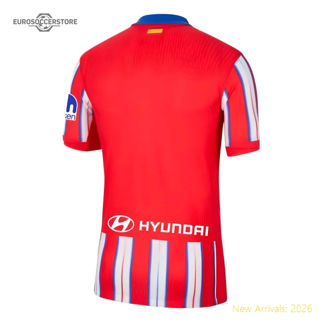 2024-2025 Atletico Madrid Home Shirt-Vantage Point Soccer