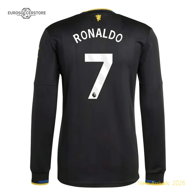 2025-2026 Man Utd Authentic Long Sleeve Third Shirt (Ronaldo 7)-Vantage Point Soccer