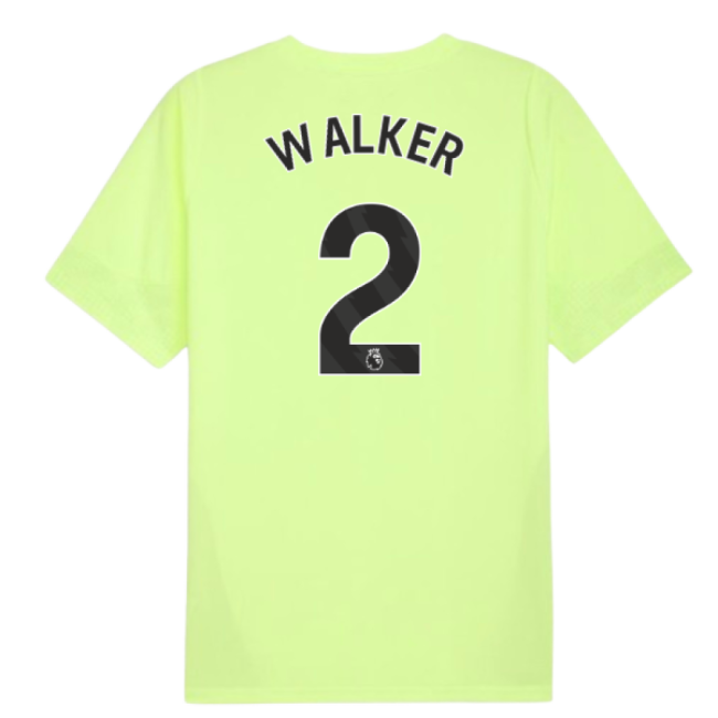 2025-2026 Man City Training Jersey (Fizzy Apple) (Walker 2)-Vantage Point Soccer