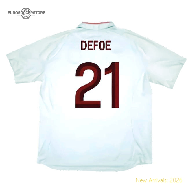 England 2012-13 Home Shirt (Good) (Defoe 21)-Vantage Point Soccer
