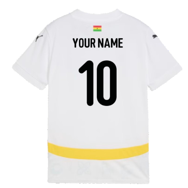 2024-2025 Ghana Home Shirt (Kids) (Your Name)-Vantage Point Soccer