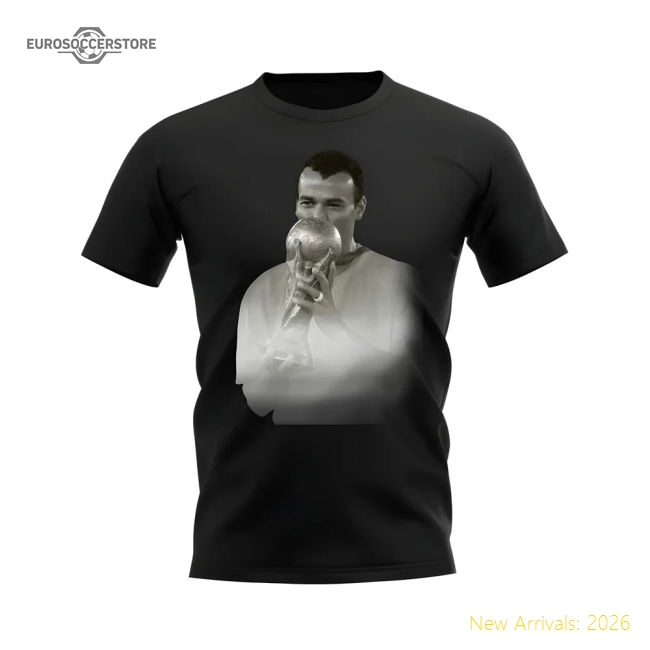 Cafu Brazil Legend T-Shirt (Black)-Vantage Point Soccer
