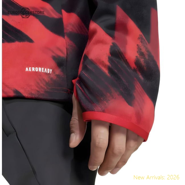 2025-2026 Man Utd Pre-Match Warm Top (Red)-Vantage Point Soccer