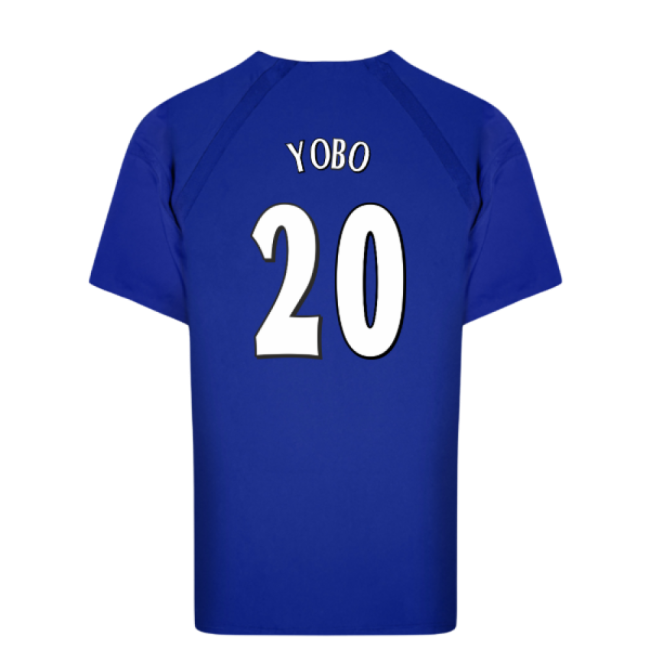 Everton 2003 Anniversary Retro Home Shirt (Yobo 20)-Vantage Point Soccer