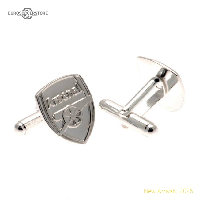 Arsenal FC Sterling Silver Crest Cufflinks-Vantage Point Soccer