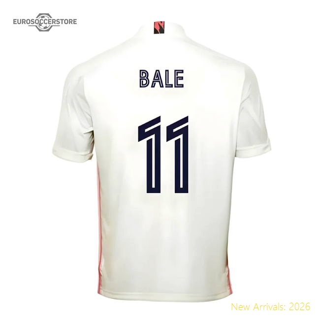 2020-2021 Real Madrid Adidas Home Football Shirt (BALE 11)-Vantage Point Soccer