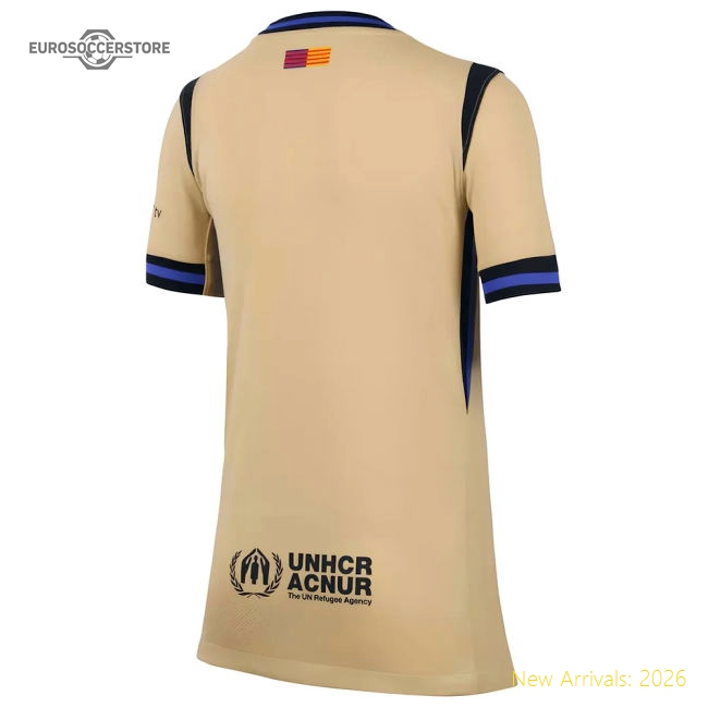 2025-2026 Barcelona Away Shirt (Kids)-Vantage Point Soccer