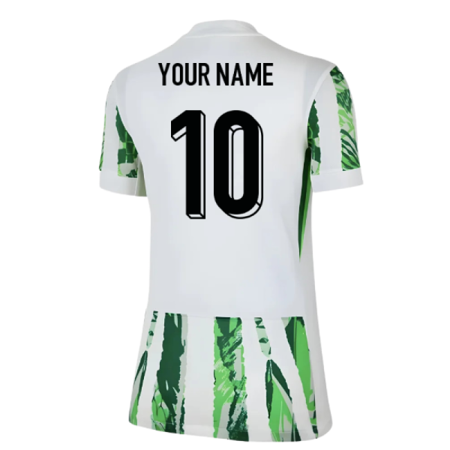 2025-2026 Nigeria Womens Team Away Shirt (Ladies) (Your Name)-Vantage Point Soccer