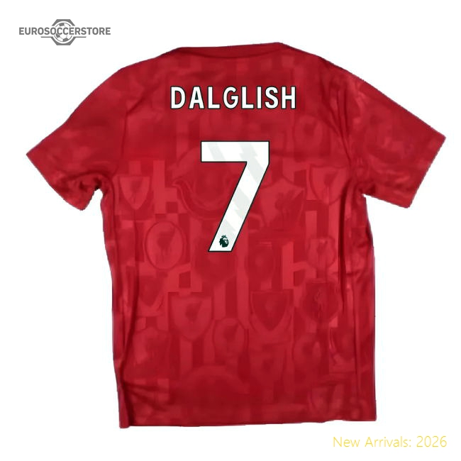 2024-2025 Liverpool Academy Pre-Match Shirt (Red) - Kids (Dalglish 7)-Vantage Point Soccer