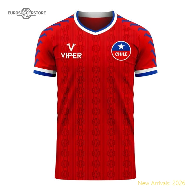 Chile 2025-2026 Home Concept Football Kit (Viper)-Vantage Point Soccer