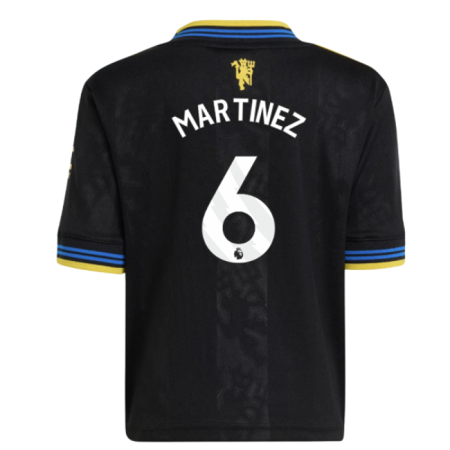 2025-2026 Manchester United Third Mini Kit (Martinez 6)-Vantage Point Soccer