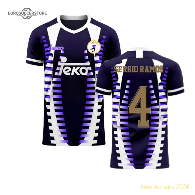 Madrid 2025-2026 Third Concept Football Kit (Libero) (SERGIO RAMOS 4)-Vantage Point Soccer