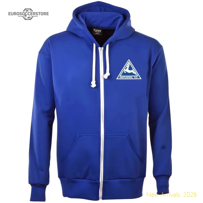 Hartlepool FC Zipped Hoodie - Royal-Vantage Point Soccer