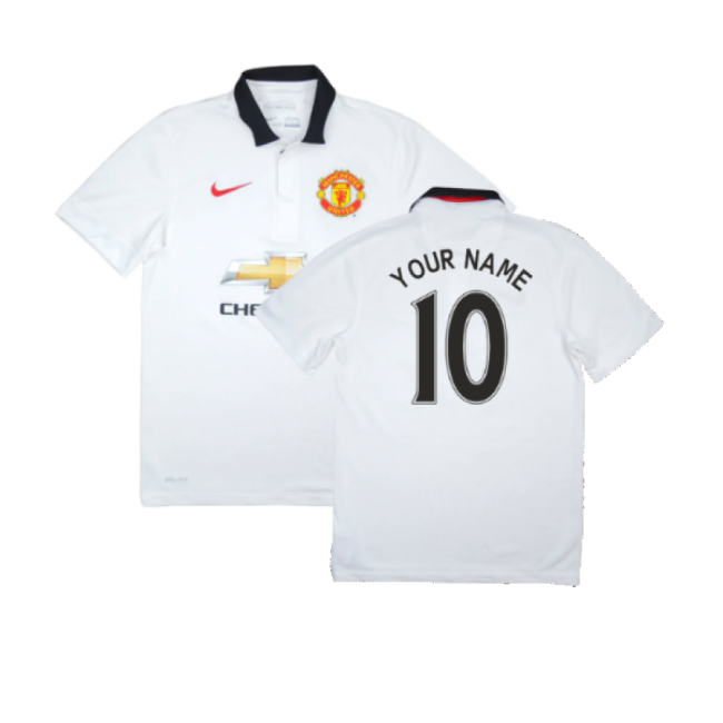Manchester United 2014-15 Away Shirt (Very Good) (Your Name)-Vantage Point Soccer