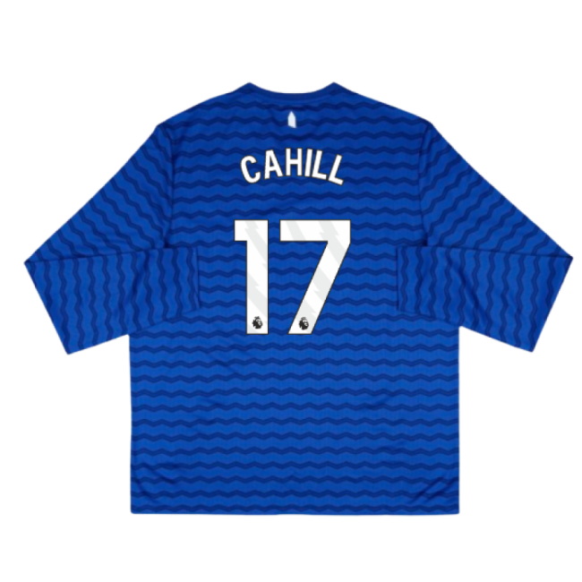 2025-2026 Everton Home Long Sleeve Shirt (Cahill 17)-Vantage Point Soccer