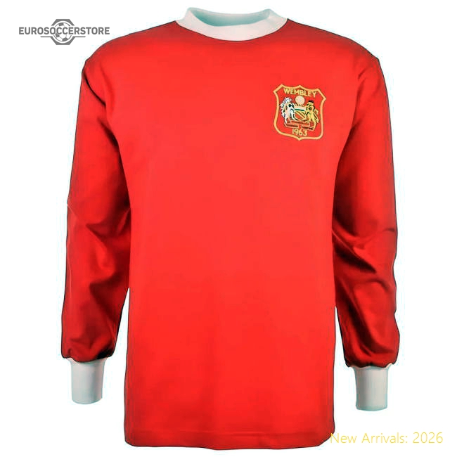 Manchester Reds 1963 FA Cup Final Shirt-Vantage Point Soccer