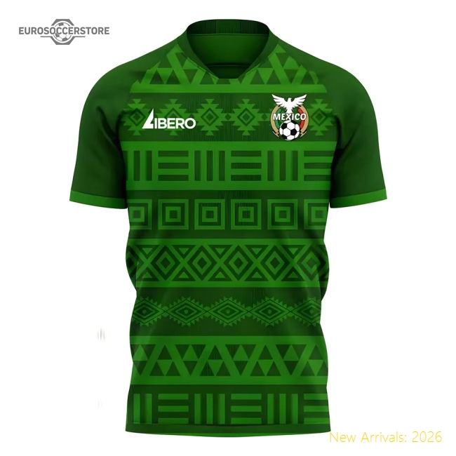 Mexico 2025-2026 Home Concept Football Kit (Libero)-Vantage Point Soccer