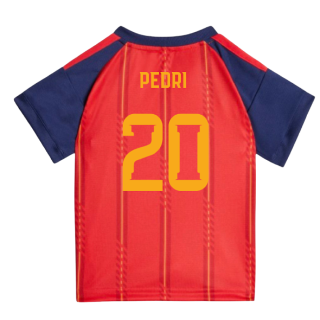 2026-2027 Spain Home Baby Kit (Pedri 20)-Vantage Point Soccer