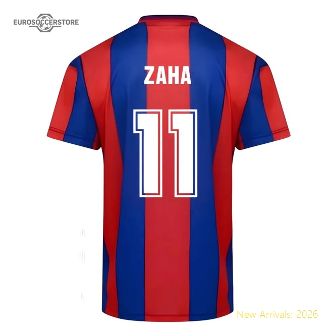 Score Draw Crystal Palace 1990 FA Cup Final Retro Football Shirt (Zaha 11)-Vantage Point Soccer