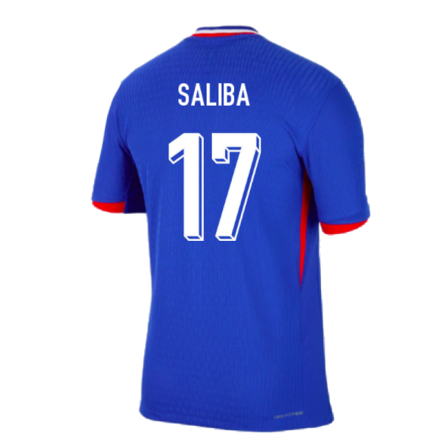 2024-2025 France Dri-FIT ADV Match Home Shirt (Saliba 17)-Vantage Point Soccer