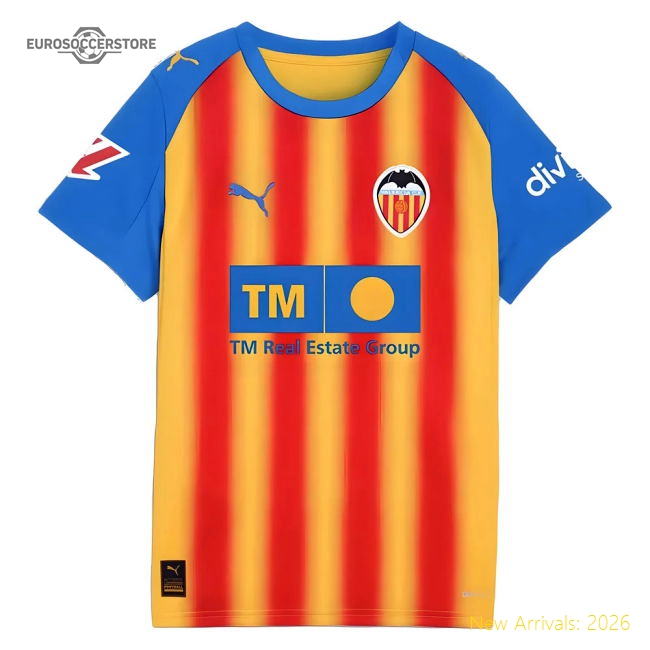 2025-2026 Valencia Third Shirt (Kids)-Vantage Point Soccer