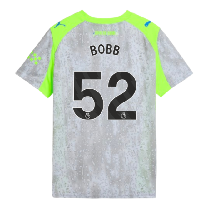 2025-2026 Man City Third Shirt (Kids) (Bobb 52)-Vantage Point Soccer
