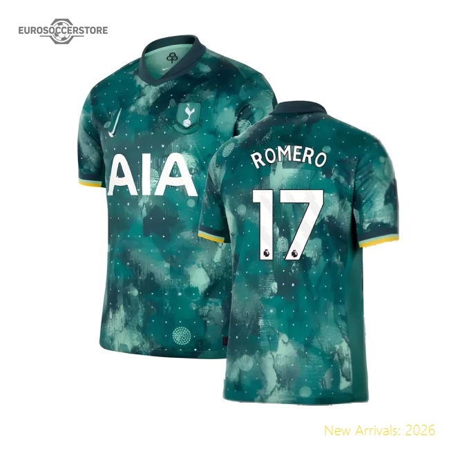 2024-2025 Tottenham Hotspur Third Shirt (Romero 17)-Vantage Point Soccer