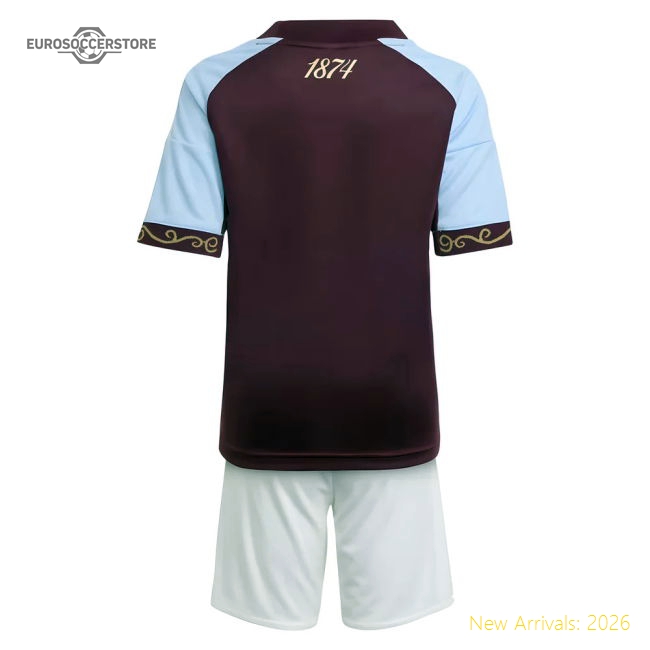 2025-2026 Aston Villa Home Mini Kit-Vantage Point Soccer