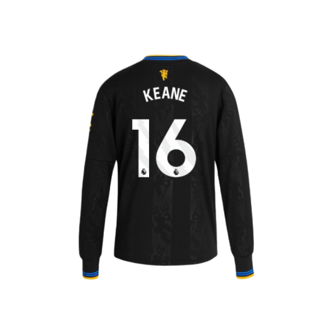 2025-2026 Man Utd Long Sleeve Third Shirt (Kids) (Keane 16)-Vantage Point Soccer