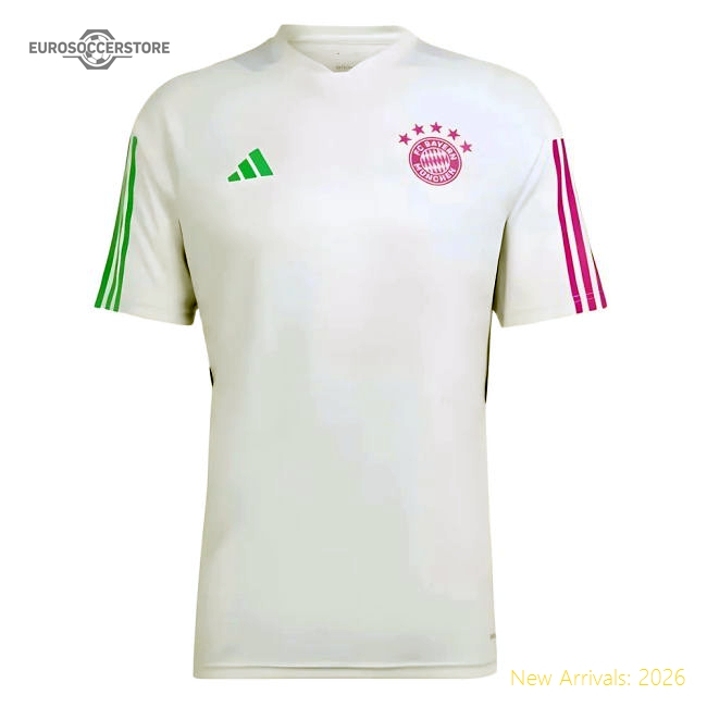 2023-2024 Bayern Munich Training Shirt (White)-Vantage Point Soccer