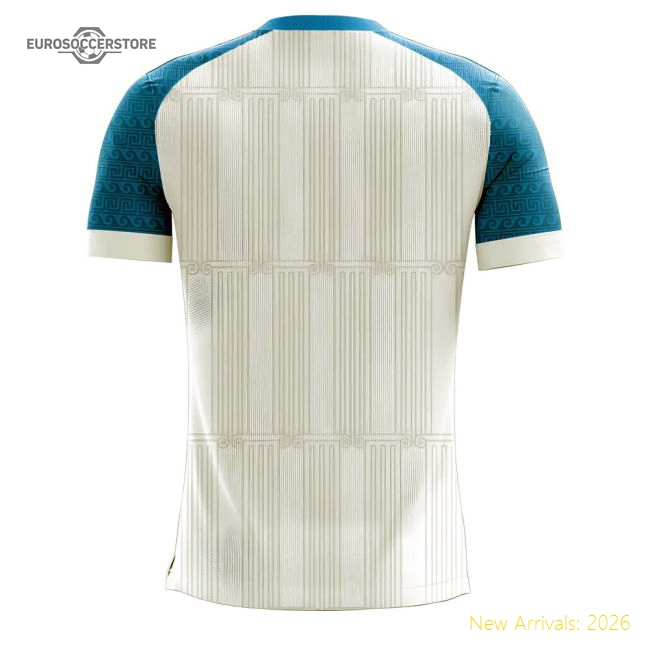 Greece 2025-2026 Home Concept Football Kit (Libero) - Baby-Vantage Point Soccer