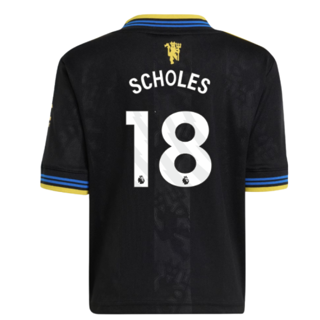 2025-2026 Manchester United Third Mini Kit (Scholes 18)-Vantage Point Soccer