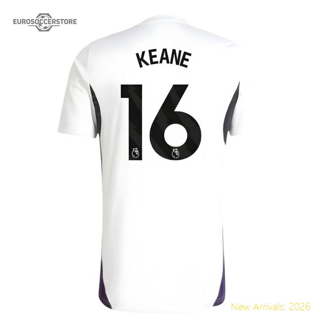 2025-2026 Man Utd Training Jersey (White) (Keane 16)-Vantage Point Soccer