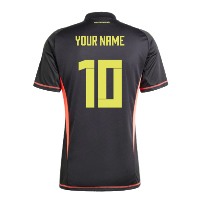 2024-2025 Germany Home Goalkeeper Shirt (Black) (Your Name)-Vantage Point Soccer