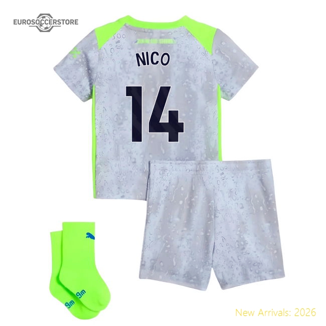 2025-2026 Man City Third Baby Kit (Nico 14)-Vantage Point Soccer