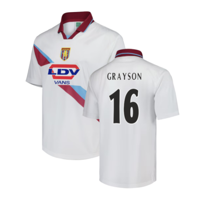 Aston Villa 2000 Away Retro Shirt (Grayson 16)-Vantage Point Soccer