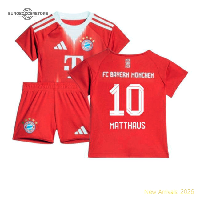 2025-2026 Bayern Munich Home Baby Kit (Matthaus 10)-Vantage Point Soccer