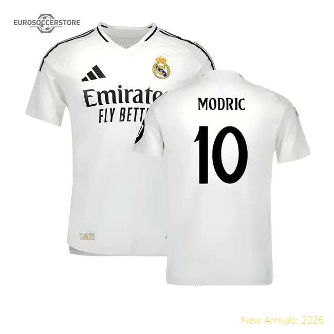 2024-2025 Real Madrid Authentic Home Shirt (Modric 10)-Vantage Point Soccer