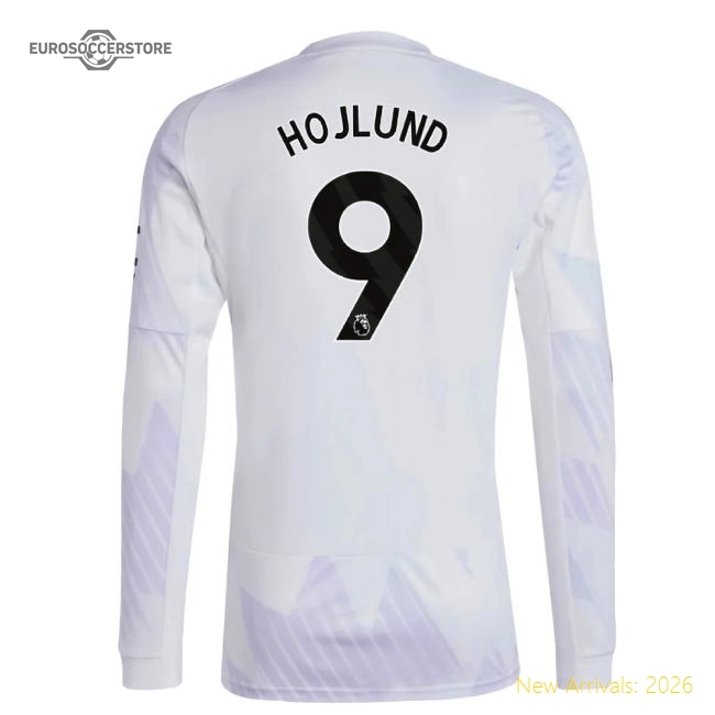 2025-2026 Man Utd Long Sleeve Away Shirt (Hojlund 9)-Vantage Point Soccer