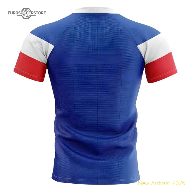 2025-2026 France Home Concept Rugby Shirt - Baby-Vantage Point Soccer