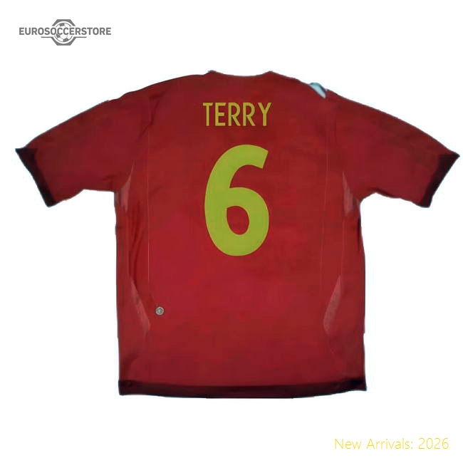 England 2006-08 Away Shirt (XLB 158cm) (Excellent) (TERRY 6)-Vantage Point Soccer
