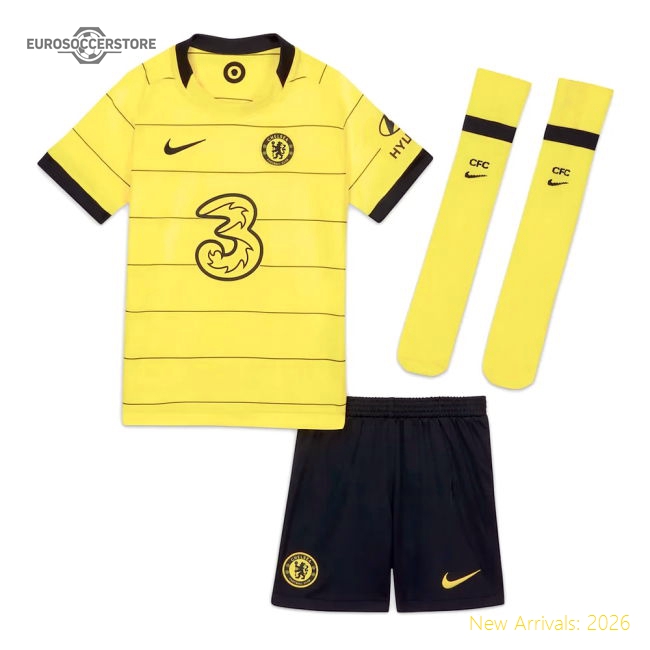 2021-2022 Chelsea Little Boys Away Mini Kit-Vantage Point Soccer