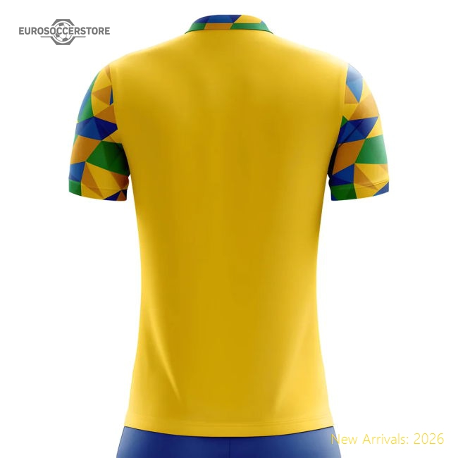 2025-2026 Brazil Home Concept Football Shirt - Baby-Vantage Point Soccer