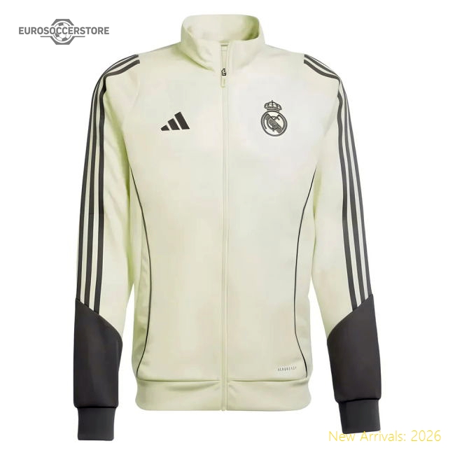 2025-2026 Real Madrid Tracksuit (Almost Lime)-Vantage Point Soccer
