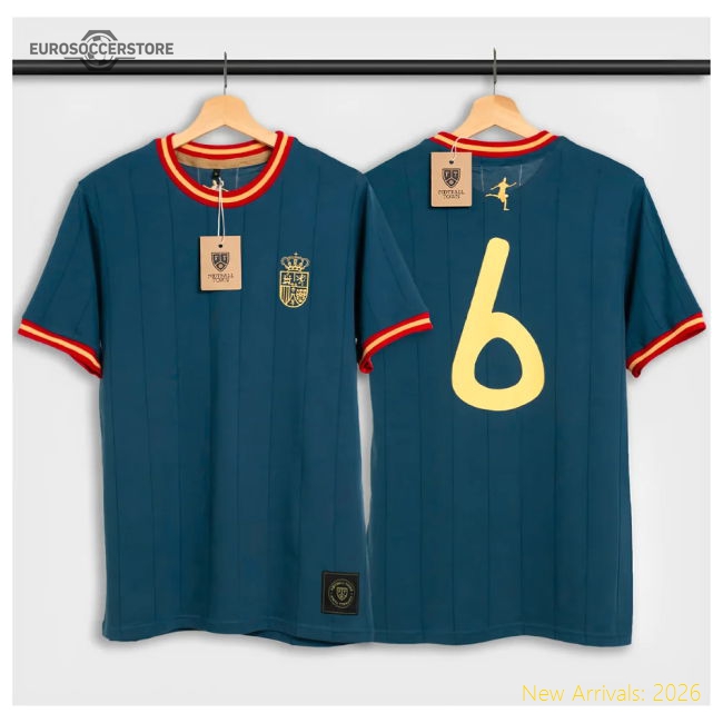 Spain Andres Iniesta Away Tribute Shirt El Cerebro-Vantage Point Soccer
