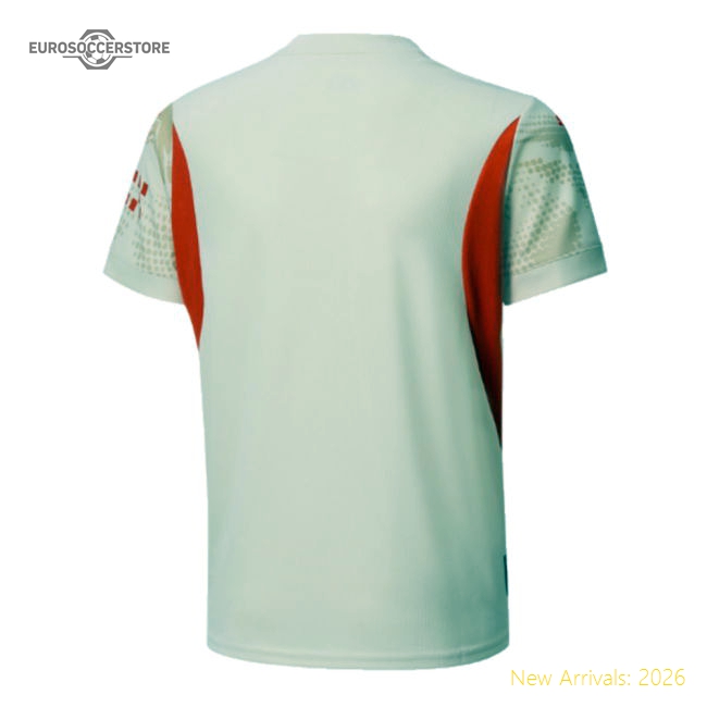 2024-2025 Man City Away Goalkeeper Shirt (Alpine Snow) - Kids-Vantage Point Soccer
