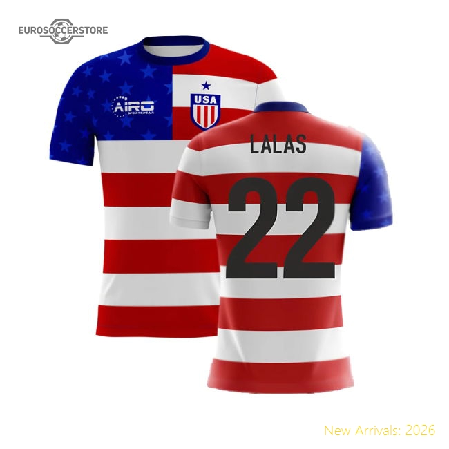 2025-2026 USA Airo Concept Home Shirt (Lalas 22) - Kids-Vantage Point Soccer
